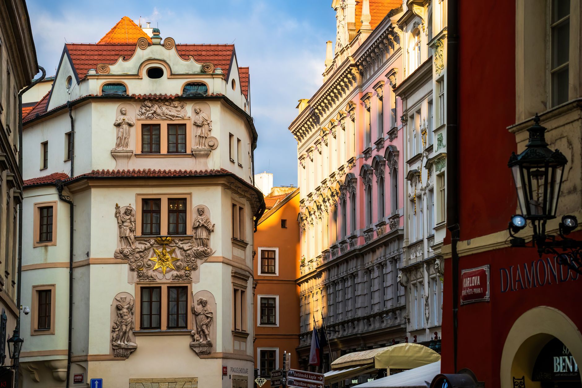 A historic street in Prague, where Quizlo is built and run.